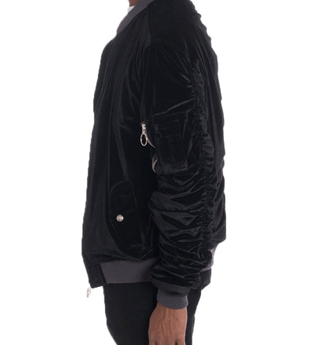 VELOUR BOMBER